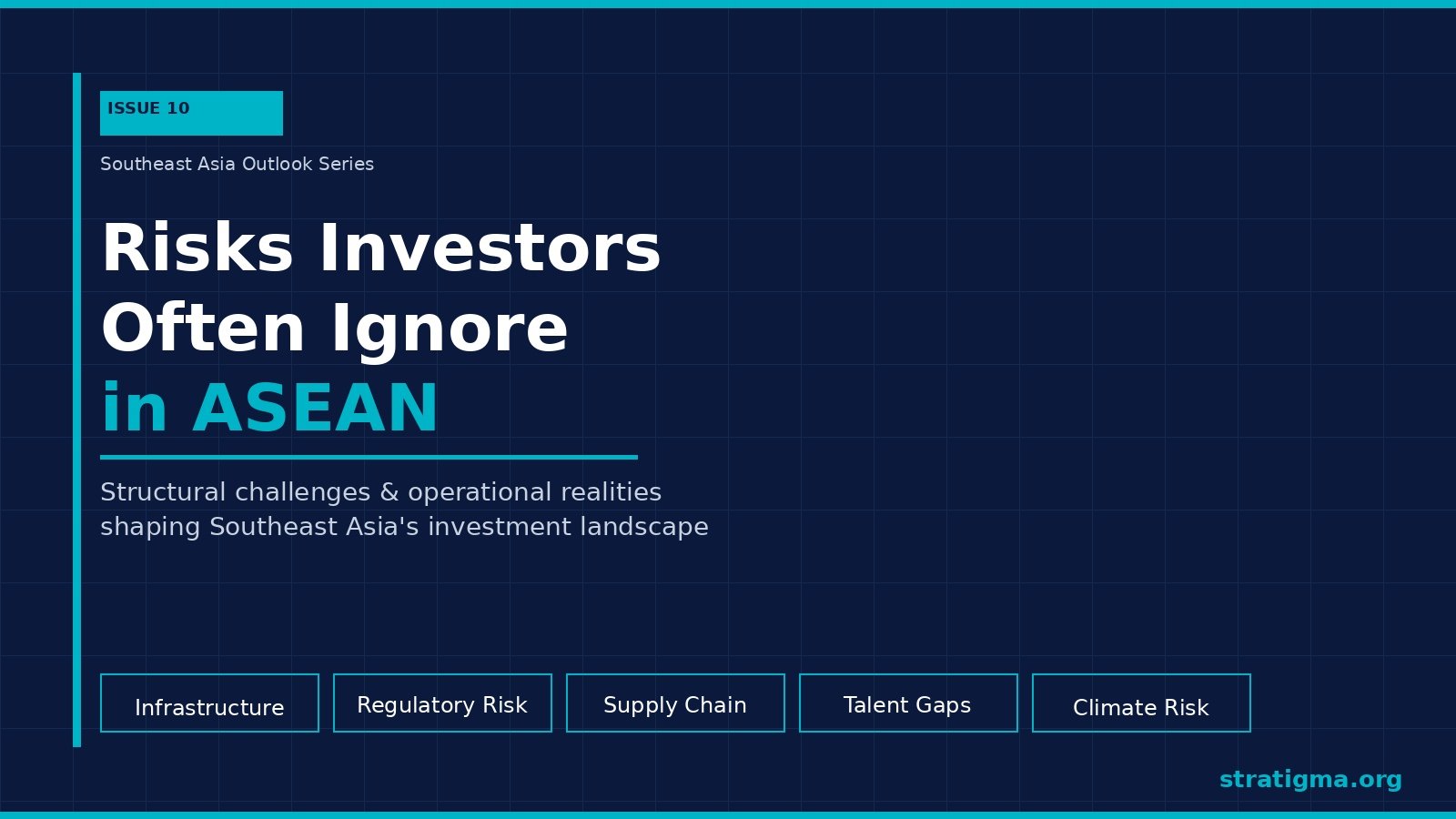 Risks Investors Often Ignore In ASEAN